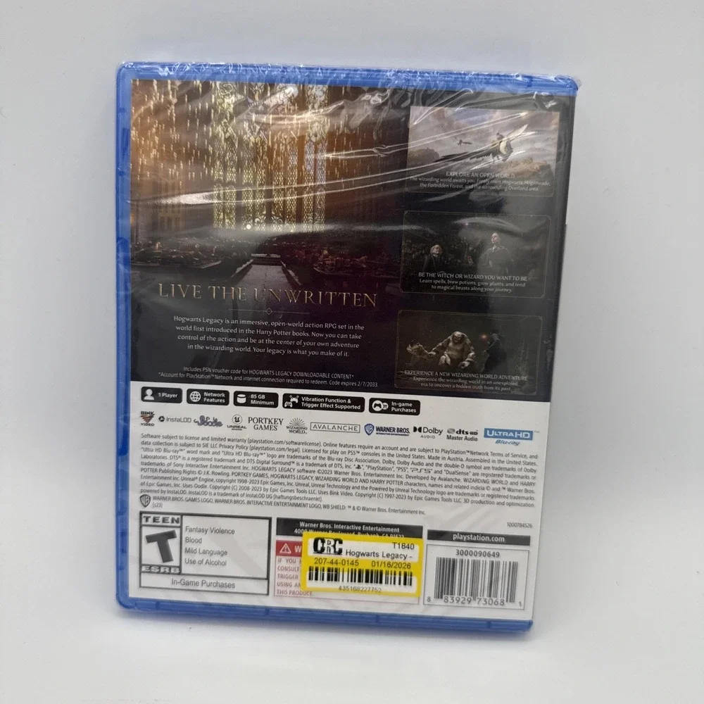 New Hogwarts Legacy (Sony PlayStation 4 PS4, 2023)
